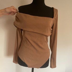 Privacy Please camel body suit